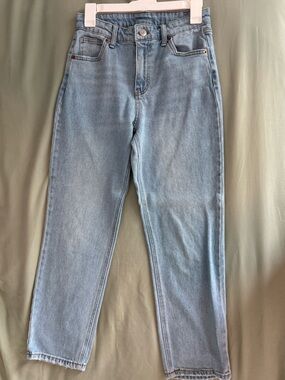 Target Women's Straight Leg Jeans in Light Blue